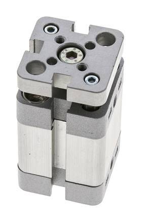 ISO 21287 Compact Double Acting Cylinder 20-15mm - Magnetic - Non-Rotating