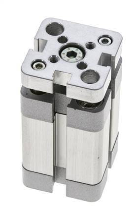 ISO 21287 Compact Double Acting Cylinder 20-20mm - Magnetic - Non-Rotating