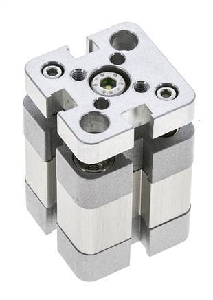 ISO 21287 Compact Double Acting Cylinder 20-5mm - Magnetic - Non-Rotating