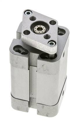 ISO 21287 Compact Double Acting Cylinder 25-25mm - Magnetic - Non-Rotating