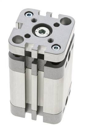 ISO 21287 Compact Double Acting Cylinder 32-30mm - Magnetic - Non-Rotating