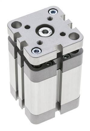 ISO 21287 Compact Double Acting Cylinder 40-30mm - Magnetic - Non-Rotating