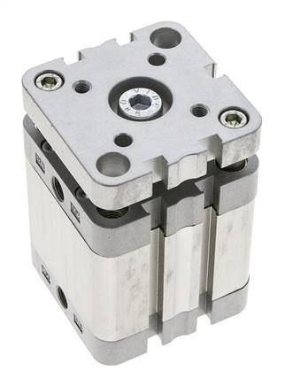 ISO 21287 Compact Double Acting Cylinder 50-30mm - Magnetic - Non-Rotating