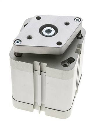 ISO 21287 Compact Double Acting Cylinder 63-40mm - Magnetic - Non-Rotating