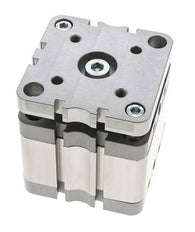 ISO 21287 Compact Double Acting Cylinder 80-25mm - Magnetic - Non-Rotating