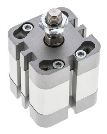 ISO 21287 Compact Single Acting Cylinder 32-10mm - Magnetic - Male Rod