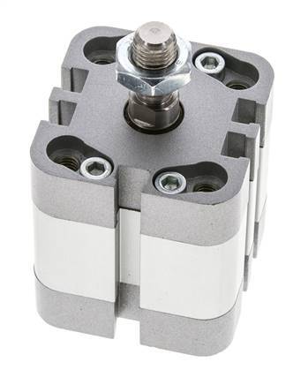ISO 21287 Compact Single Acting Cylinder 32-10mm - Magnetic - Male Rod