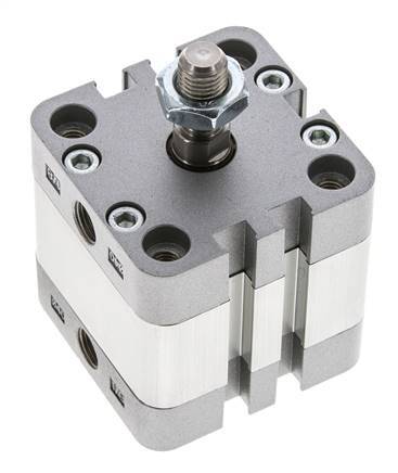 ISO 21287 Compact Single Acting Cylinder 40-10mm - Magnetic - Male Rod