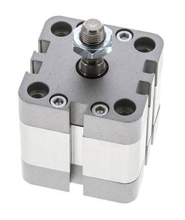 ISO 21287 Compact Single Acting Cylinder 40-10mm - Magnetic - Male Rod