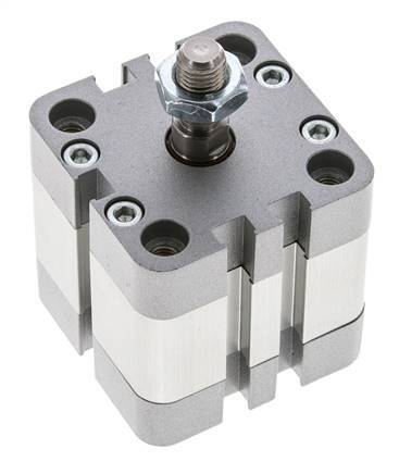 ISO 21287 Compact Single Acting Cylinder 40-10mm - Magnetic - Male Rod