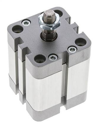 ISO 21287 Compact Single Acting Cylinder 40-25mm - Magnetic - Male Rod