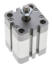 ISO 21287 Compact Single Acting Cylinder 40-25mm - Magnetic - Male Rod
