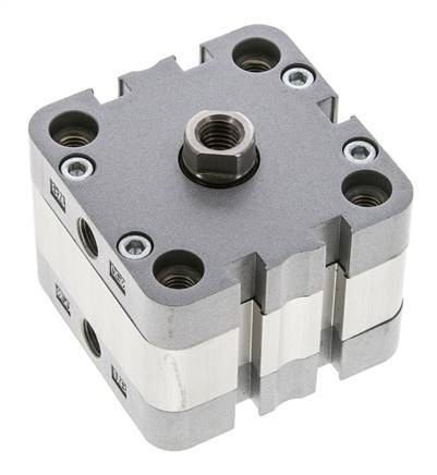ISO 21287 Compact Single Acting Cylinder 50-5mm - Magnetic