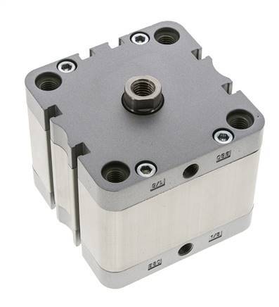 ISO 21287 Compact Single Acting Cylinder 80-25mm - Magnetic