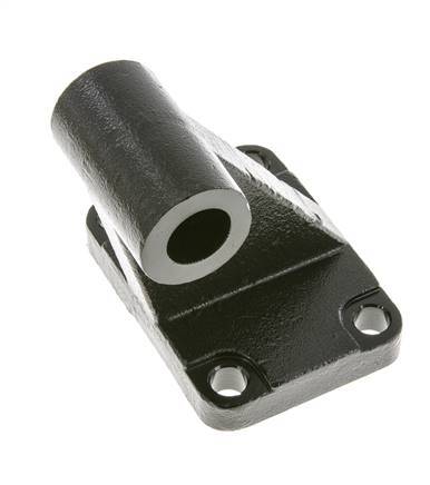 Clevis Male Right-Angled 100 mm ISO 15552 ISO 21287 Burnished steel