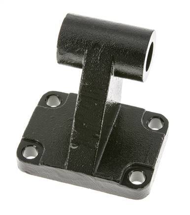 Clevis Male Right-Angled 100 mm ISO 15552 ISO 21287 Burnished steel