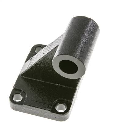 Clevis Male Right-Angled 100 mm ISO 15552 ISO 21287 Burnished steel