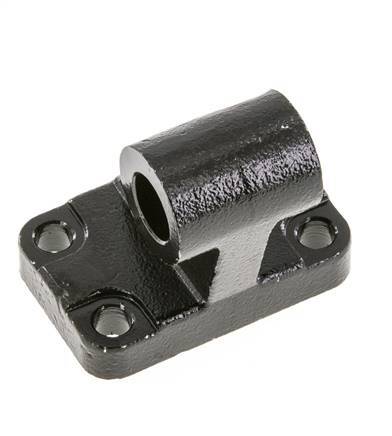 Clevis Male Right-Angled 40 mm ISO 15552 ISO 21287 Burnished steel