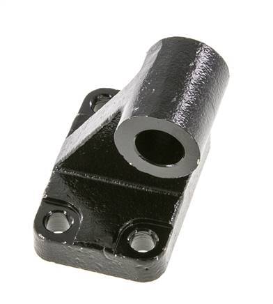 Clevis Male Right-Angled 40 mm ISO 15552 ISO 21287 Burnished steel