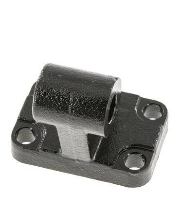 Clevis Male Right-Angled 50 mm ISO 15552 ISO 21287 Burnished steel