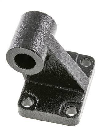 Clevis Male Right-Angled 63 mm ISO 15552 ISO 21287 Burnished steel