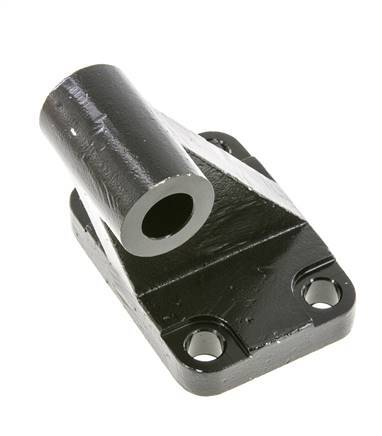 Clevis Male Right-Angled 80 mm ISO 15552 ISO 21287 Burnished steel