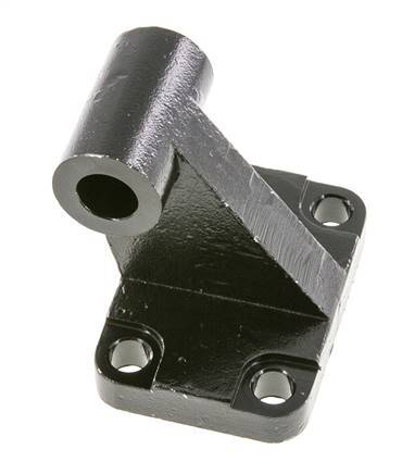 Clevis Male Right-Angled 80 mm ISO 15552 ISO 21287 Burnished steel