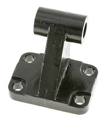 Clevis Male Right-Angled 80 mm ISO 15552 ISO 21287 Burnished steel