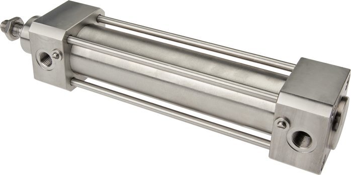 ISO 15552 Double Acting Cylinder 63-200mm - Magnetic - Damping - Stainless Steel