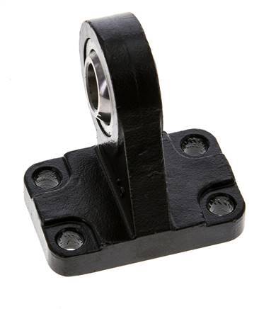 Clevis Spherical Male Right-Angled 40 mm ISO 15552 and 21287 Steel