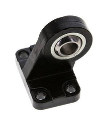 Clevis Spherical Male Right-Angled 40 mm ISO 15552 and 21287 Steel