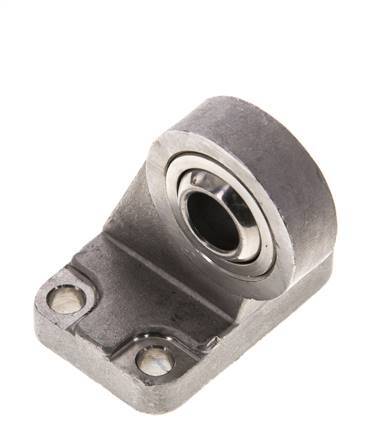 Clevis Spherical Male Right-Angled 40 mm ISO 15552 and 21287 Stainless steel 316 (1.4401)