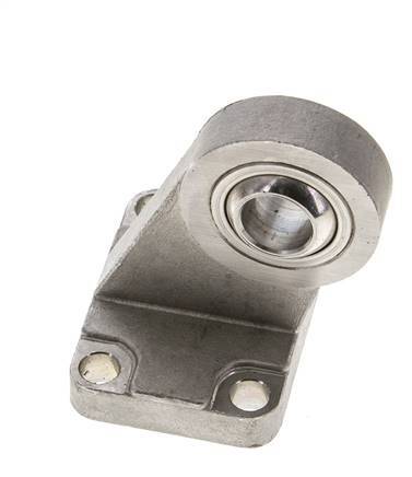 Clevis Spherical Male Right-Angled 63 mm ISO 15552 and 21287 Stainless steel 316 (1.4401)