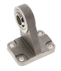 Clevis Spherical Male Right-Angled 80 mm ISO 15552 and 21287 Stainless steel 316 (1.4401)
