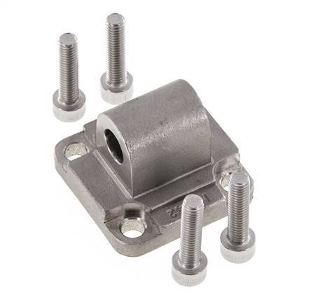 Clevis Male 32 mm ISO 15552 ISO 21287 Stainless steel 316 (1.4401)