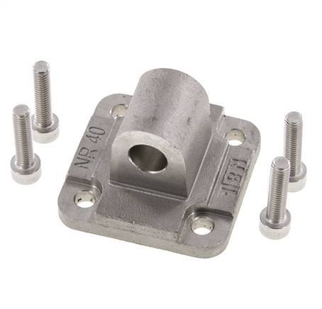 Clevis Male 40 mm ISO 15552 ISO 21287 Stainless steel 316 (1.4401)