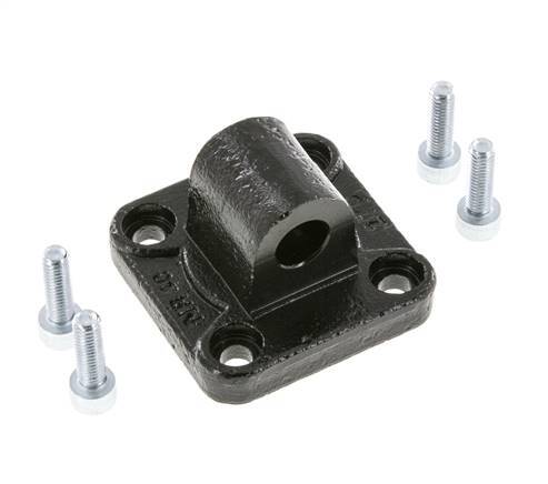 Clevis Male 40 mm ISO 15552 ISO 21287 Burnished steel