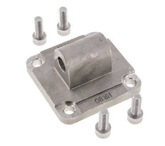 Clevis Male 80 mm ISO 15552 ISO 21287 Stainless steel 316 (1.4401)