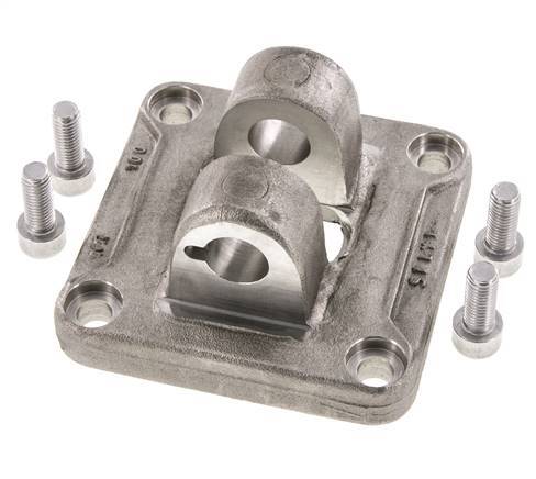 Clevis Female 100 mm ISO 15552 ISO 21287 Stainless steel 316 (1.4401)