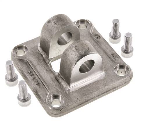 Clevis Female 100 mm ISO 15552 ISO 21287 Stainless steel 316 (1.4401)