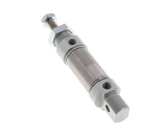 ISO 6432 Round Double Acting Cylinder 25-15mm - Magnetic