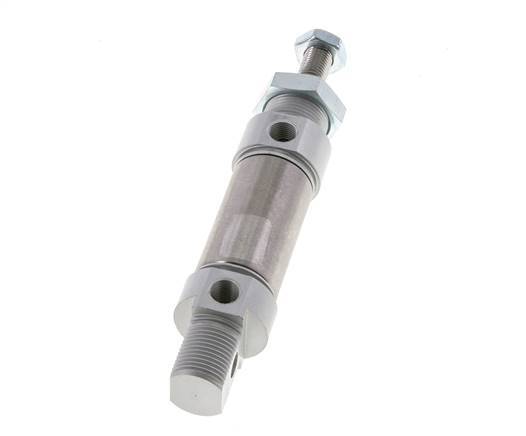 ISO 6432 Round Double Acting Cylinder 25-15mm - Magnetic