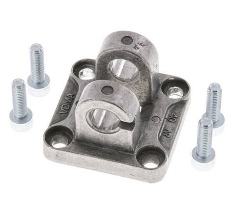 Clevis Female 40 mm ISO 15552 ISO 21287 Aluminium