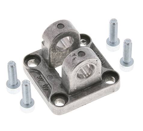 Clevis Female 40 mm ISO 15552 ISO 21287 Aluminium