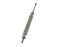 ISO 6432 Round Double Acting Cylinder 16-40mm - Magnetic - Male Threaded - Double Rod