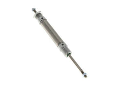 ISO 6432 Round Double Acting Cylinder 16-40mm - Magnetic - Male Threaded - Double Rod