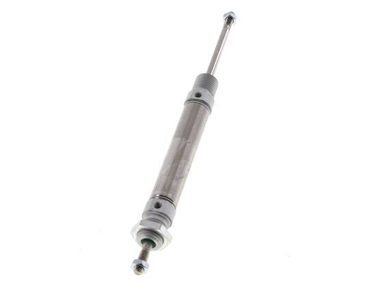 ISO 6432 Round Double Acting Cylinder 16-50mm - Magnetic - Male Threaded - Double Rod
