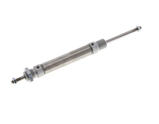 ISO 6432 Round Double Acting Cylinder 16-50mm - Magnetic - Male Threaded - Double Rod