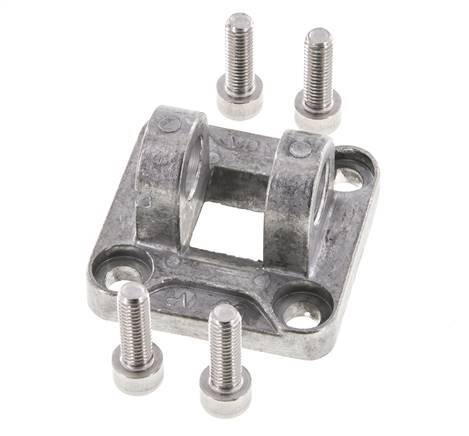 Clevis Female 50 mm ISO 15552 ISO 21287 Aluminium