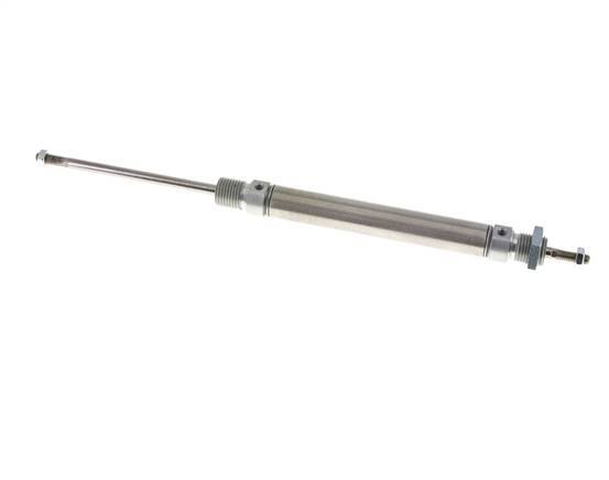ISO 6432 Round Double Acting Cylinder 16-80mm - Magnetic - Male Threaded - Double Rod